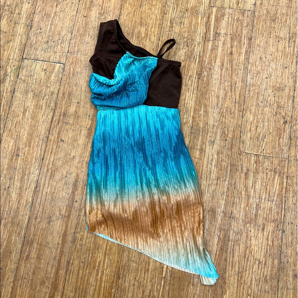 NEW Ombré Asymmetric Dance Costume
